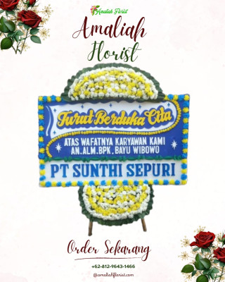 Papan Bunga Duka di Jogoroto