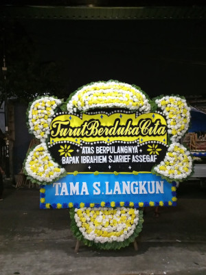 Papan Bunga Duka di Jogoroto